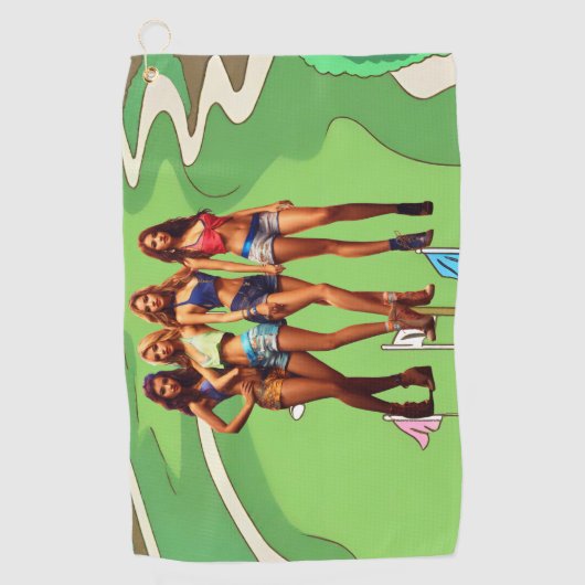 Meisjes Gone Wild Golfhanddoek (Voorkant)