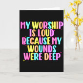 Meisjes grappig Mijn aanbidding is luid omdat mijn Kaart (Gele Bloem)