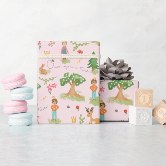 Meisjes grillig en Girly Pink Prinses Verjaardag Cadeaupapier (Baby Shower)