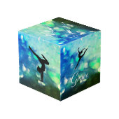 Meisjes Groene Gymnastiek Kubus  Decor (Achter hoekig)