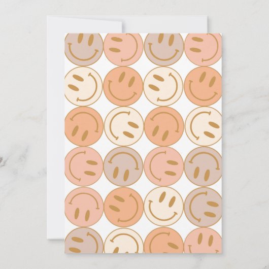 Meisjes Groovy Festival Vibes Verjaardag Uitnodigi Kaart (Achterkant)