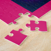 Meisjes Gymnast Balance Beam Personaliseerd Legpuzzel (Zijkant)
