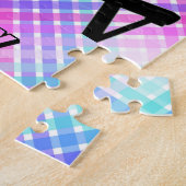 Meisjes Gymnast Turnen Balans Beam Pastel Legpuzzel (Zijkant)