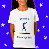 Meisjes Gymnastics Beam Queen T-Shirt