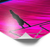 Meisjes Gymnastics Events Abstract Foto Afdruk (Hoek)