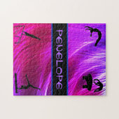 Meisjes Gymnastics Events Abstract Legpuzzel (Horizontaal)