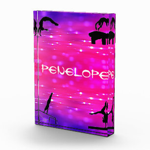 Meisjes Gymnastics Events Pink / Paars Fotoblokken