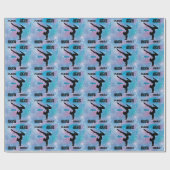 Meisjes Gymnastics Floor, Bars, Beam, Vault Pastel Cadeaupapier (Vlak)