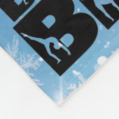 Meisjes Gymnastics Floor, Bars, Beam, Vault Pastel Fleece Deken (Hoek)