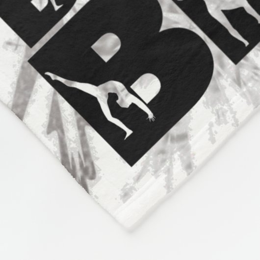 Meisjes Gymnastics Floor, Bars, Beam, Vault Winter Fleece Deken (Hoek)