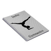 Meisjes Gymnastics Polka Dot Notitieboek (Rechterzijde)