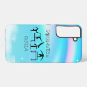 Meisjes Gymnastics Rainbow Swirls Samsung Galaxy Hoesje (Achterkant horizontaal)