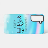 Meisjes Gymnastics Rainbow Swirls Samsung Galaxy Hoesje (Achterkant horizontaal)