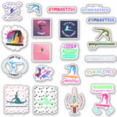 Meisjes Gymnastics Variety Pack of Stickers (Voorkant)