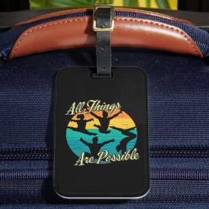 Meisjes Gymnastiek - Alle dingen zijn mogelijk Bagagelabel