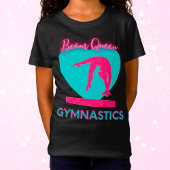 Meisjes Gymnastiek Beam Queen Colorful T-shirt