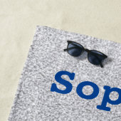 Meisjes Gymnastiek Beam Queen Faux Glitter Strandlaken (In situ)