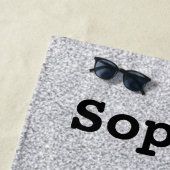 Meisjes Gymnastiek Beam Queen Faux Glitter Strandlaken (In situ)