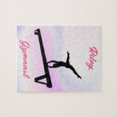 Meisjes Gymnastiek Beam Zachte Pastel Legpuzzel (Horizontaal)
