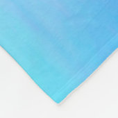 Meisjes Gymnastiek Blue Swirl Custom Name Fleece Deken (Hoek)