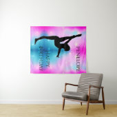 Meisjes, gymnastiek, Dans, Ker Wandkleed (In Situ (horizontaal))