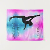 Meisjes, gymnastiek, Dans, Ker Wandkleed (Voorkant (horizontaal))