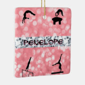 Meisjes Gymnastiek Evenementen Glitz en Glam Keramisch Ornament (Rechts)