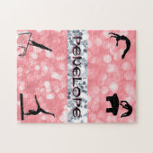 Meisjes Gymnastiek Evenementen Glitz en Glam Legpuzzel (Horizontaal)