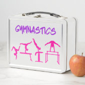 Meisjes Gymnastiek Evenementen Metalen Lunchbox (In situ)