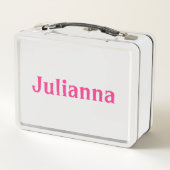 Meisjes Gymnastiek Evenementen Metalen Lunchbox (Achterkant)