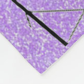 Meisjes Gymnastiek Evenementen Paarse Glitter Fleece Deken (Hoek)