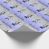 Meisjes gymnastiek evenementen sprankelend cadeaupapier (Hoek)