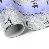 Meisjes gymnastiek evenementen sprankelend cadeaupapier (Rol Hoek)