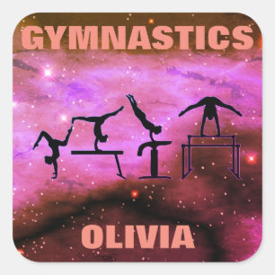 Meisjes Gymnastiek Evenementen Stickers