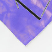 Meisjes Gymnastiek Events Smokey Paars Abstract Fleece Deken (Hoek)