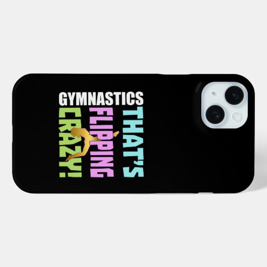Meisjes Gymnastiek - Flipping Crazy Case-Mate iPhone Case (Achterkant (horizontaal))