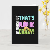 Meisjes Gymnastiek - Flipping Crazy Kaart (Gele Bloem)