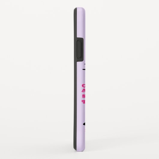 Meisjes Gymnastiek Gepersonaliseerde Lila iPhone C Case-Mate iPhone Case (Achterkant/rechts)