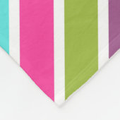 Meisjes Gymnastiek Gepersonaliseerde monogram naam Fleece Deken (Hoek)