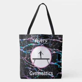 Meisjes Gymnastiek Hologram Balance Beam Canvas ta Tote Bag