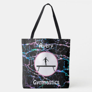 Meisjes Gymnastiek Hologram Balance Beam Canvas ta Tote Bag