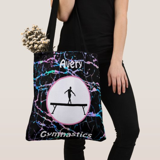 Meisjes Gymnastiek Hologram Balance Beam Canvas ta Tote Bag (Dichtbij)