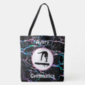 Meisjes Gymnastiek Hologram Balance Beam Canvas ta Tote Bag (Voorkant)