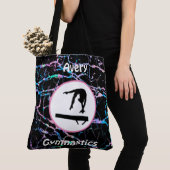 Meisjes Gymnastiek Hologram Balance Beam Canvas ta Tote Bag (Dichtbij)