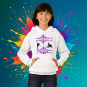 Meisjes Gymnastiek "Ik hou van gymnastiek" Hoodie