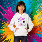 Meisjes Gymnastiek "Ik hou van gymnastiek" Hoodie