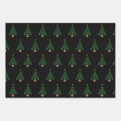 Meisjes Gymnastiek kerstboom Inpakpapier Vel (Voorkant)