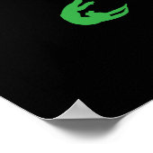 Meisjes Gymnastiek kerstboom Poster (Hoek)