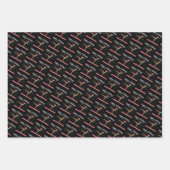 Meisjes Gymnastiek Kerstmis Elf Inpakpapier Vel (Voorkant 3)