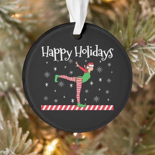 Meisjes Gymnastiek Kerstmis Elf Ornament (Boom)